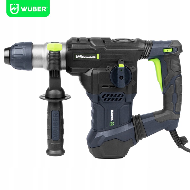 WIERTARKA MŁOTOWIERTARKA MŁOT UDAROWY 1500W MOCNA SDS+ WIERTŁA SZPICAK