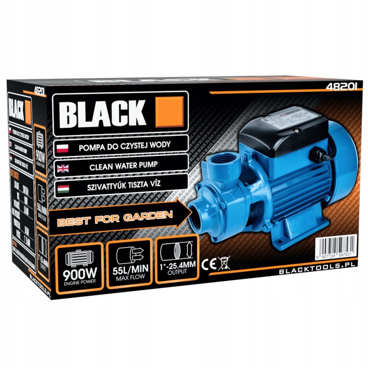 Pompa Ogrodowa HYDROFOROWA 900W - Wysoka Wydajność i IP68 do Czystej Wody