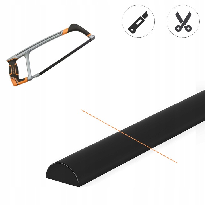 PRÓG AKRYLOWY DO KABINY PRYSZNICOWEJ 1M LISTWA PROGOWA 100cm | 10x5 mm