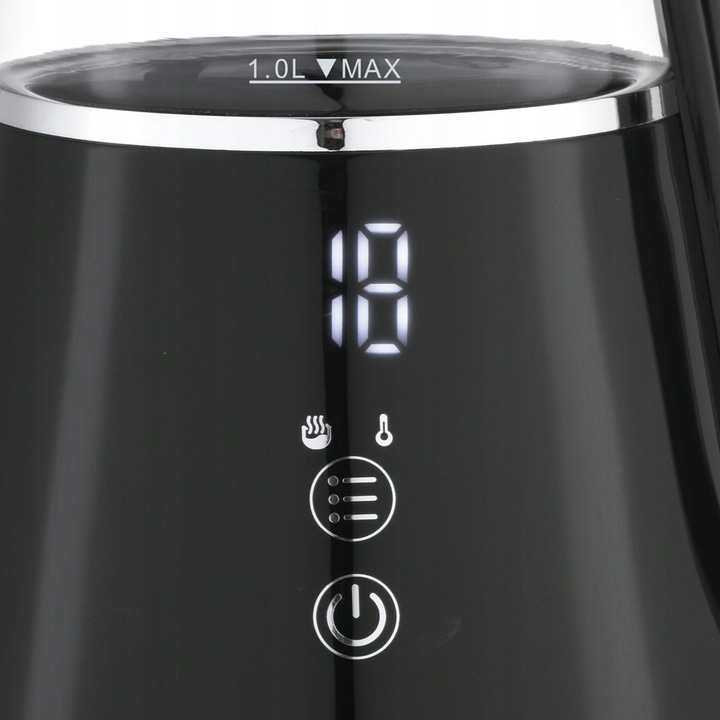 Mały czajnik elektryczny szklany pamięć regulacja WK-2503 Compact 1l 1100W