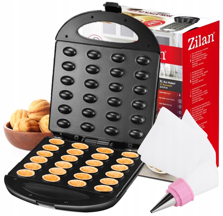 OPIEKACZ DO ORZESZKÓW FORMA NIEPRZYWIERAJĄCA POWŁOKA CIASTEK 24 SZT