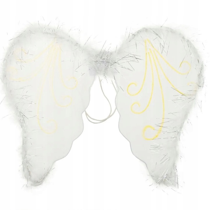 STRÓJ ANIOŁKA ANIOŁA KOSTIUM PRZEBRANIE NA JASEŁKA SKRZYDŁA AUREOLA