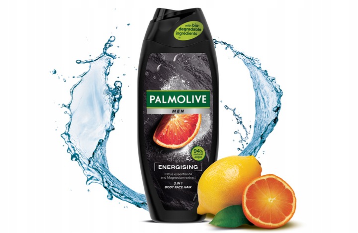 PALMOLIVE MEN żel pod prysznic męski 3w1 4x500 ml