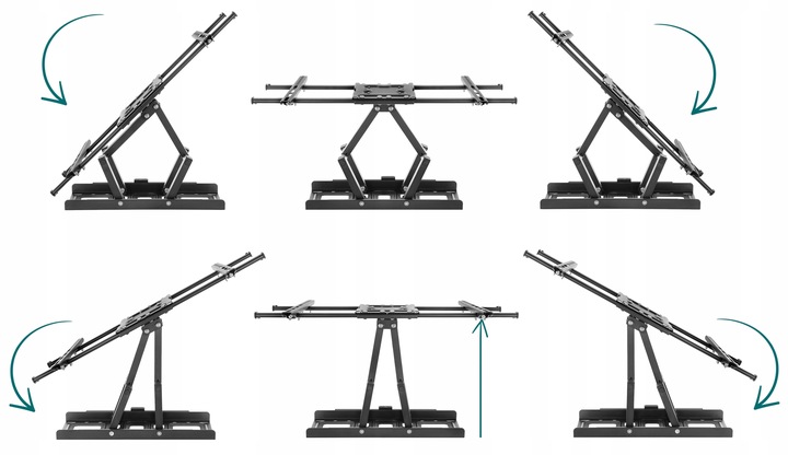 EXTRA MOCNY Uchwyt do Telewizora Wieszak TV 32-85 cal Uniwersalny TEST 60kg