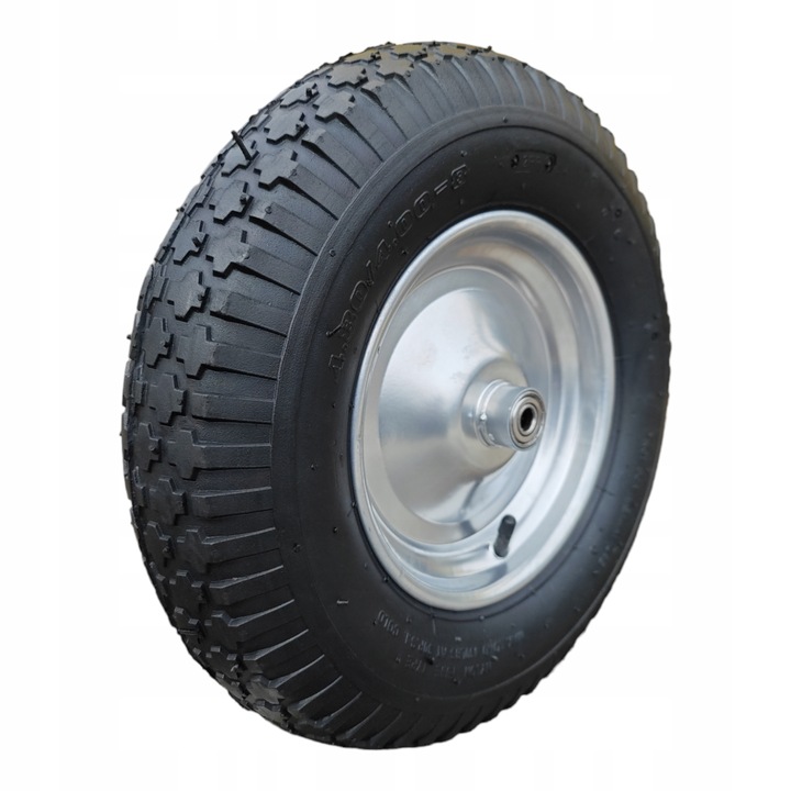 KOŁO DO TACZKI KÓŁKO 4.80/4.00-8 WÓZKA TACZEK 400x8 MOCNE OŚ OŚKA 2PR