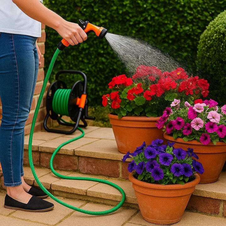 STOJAK NA WĄŻ OGRODOWY WÓZEK ZWIJACZ BĘBEN ZWIJAK STATW LEKKI