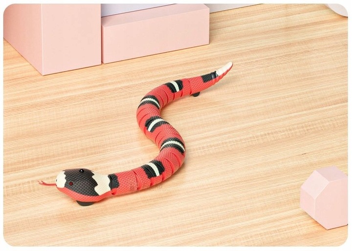 WĄŻ RUCHOMY USB ZABAWKA DLA KOTA INTERAKTYWNA