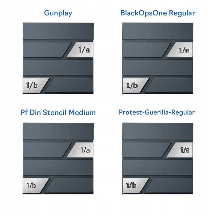 Duża Skrzynka Na Listy Z Numerem Domu Antracyt Wyżłobiony Numer Domu