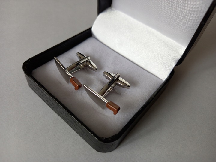 Spinki do mankietów wzór NOŻE