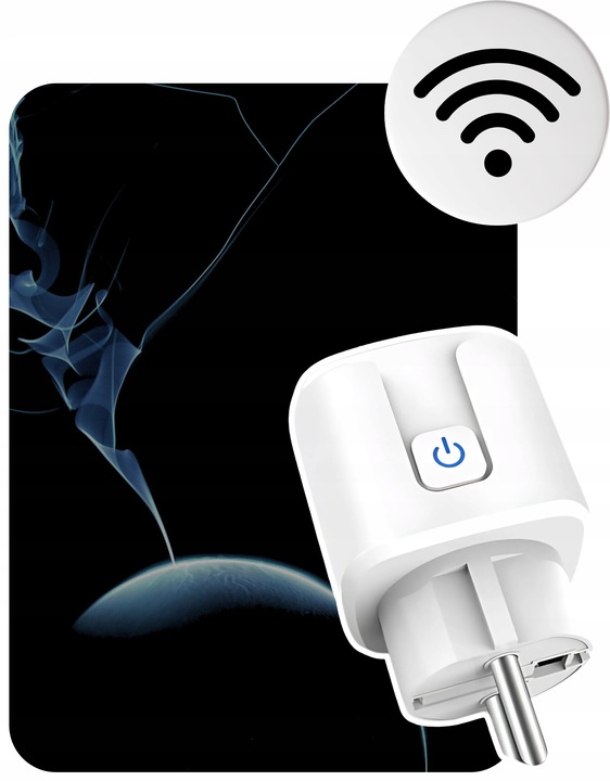 INTELIGENTNE GNIAZDKO STEROWANE WiFi ANDROID TUYA SMART POMIAR