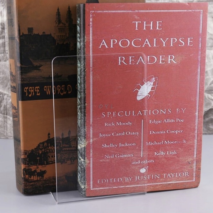 Podpórki do Książek Stojak Podpórka 6x Przezroczyste Plexi Stojaki