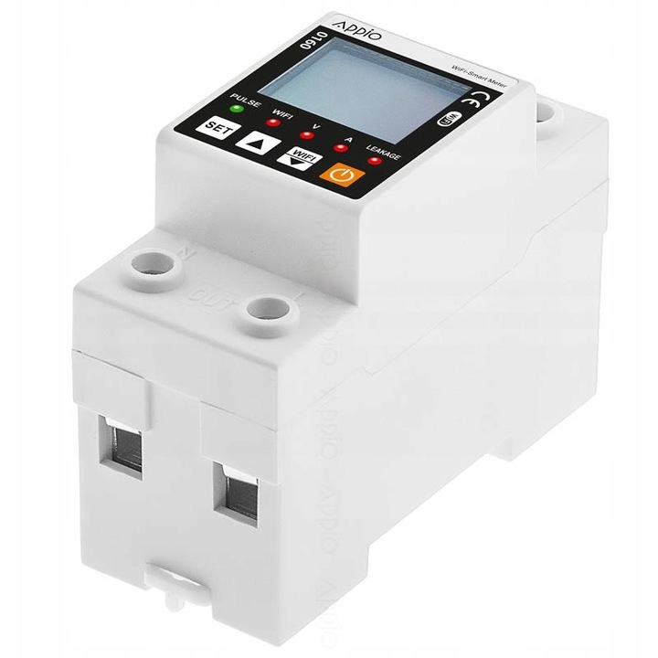 Licznik prądu energii mocy napięcia TUYA SMART Aplikacja WiFi na szynę
