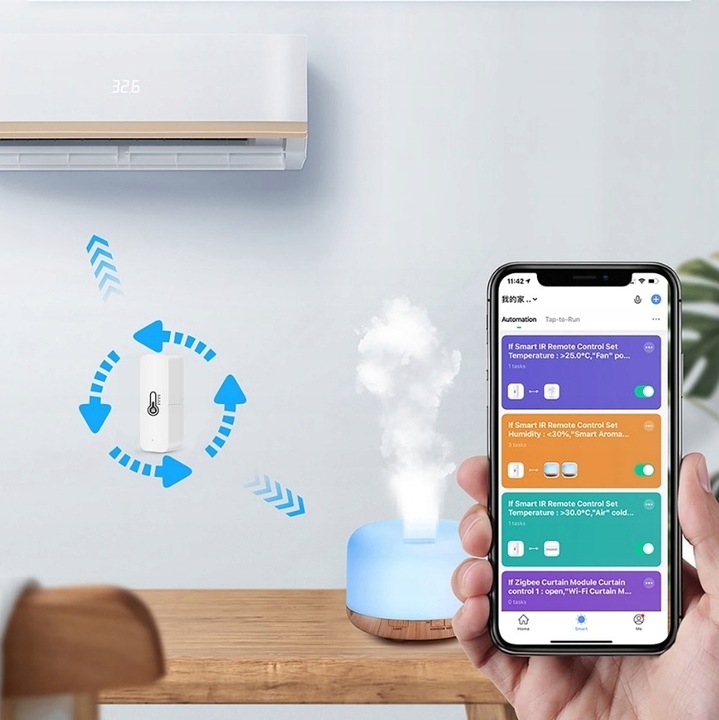 HIGROMETR TERMOMETR WIFI TUYA SMART HOME