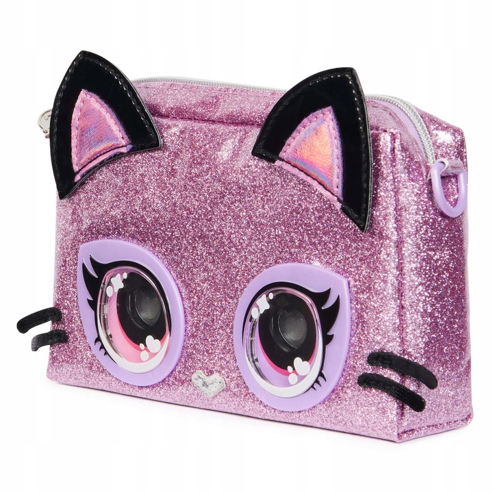 PURSE PETS PURDY PURRFECT TOREBKA INTERAKTYWNA Z TĘCZOWYMI OCZAMI ŚWIATŁO
