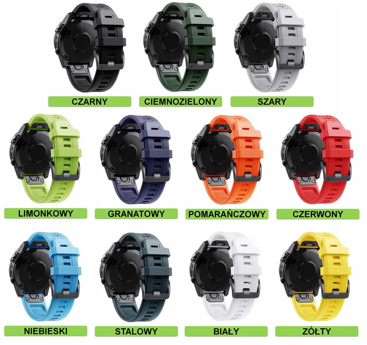 PASEK QUICKFIT EASYFIT DO GARMIN FENIX 5 6 7 PRO