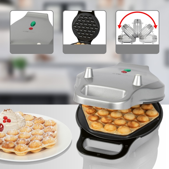 GOFROWNICA BĄBELKOWA GOFRY EGG ZAWIJANE BĄBELKOWE Puffs 700W MOCNA