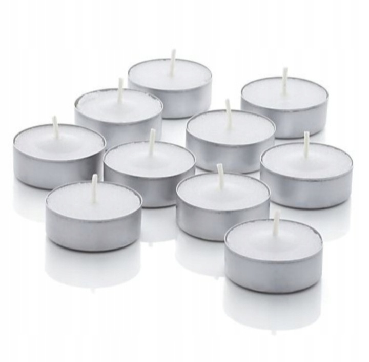 Podgrzewacze sojowe ręcznie robione tealight naturalne bezzapachowe 50 szt