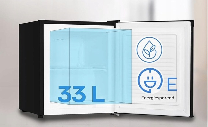 Mała Zamrażarka Półkowa Wolnostojąca 33L Podblatowa 2-Komory AGREGAT