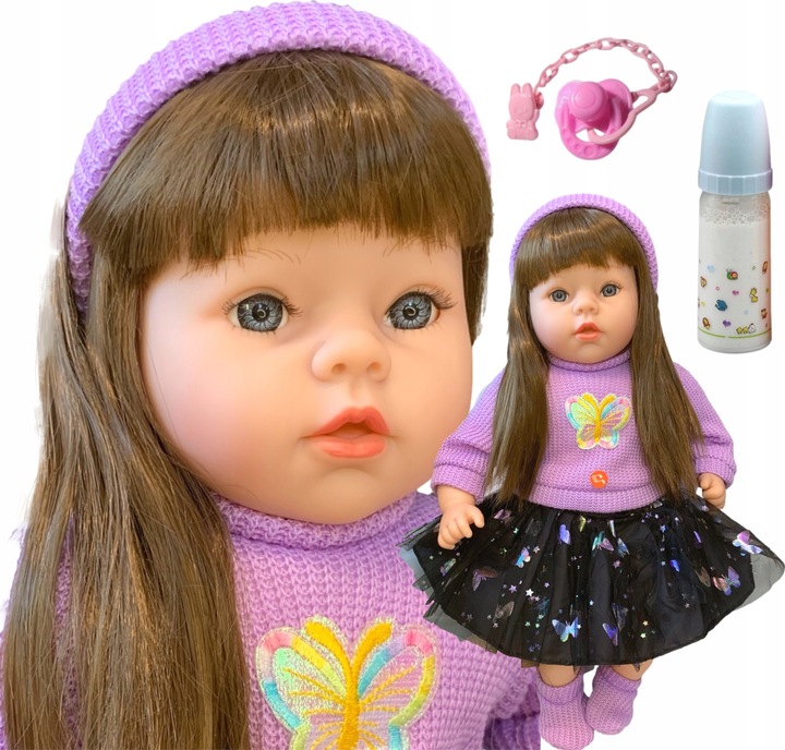 LALKA JAK ŻYWA mówi i śpiewa bobas NEW +GRATIS