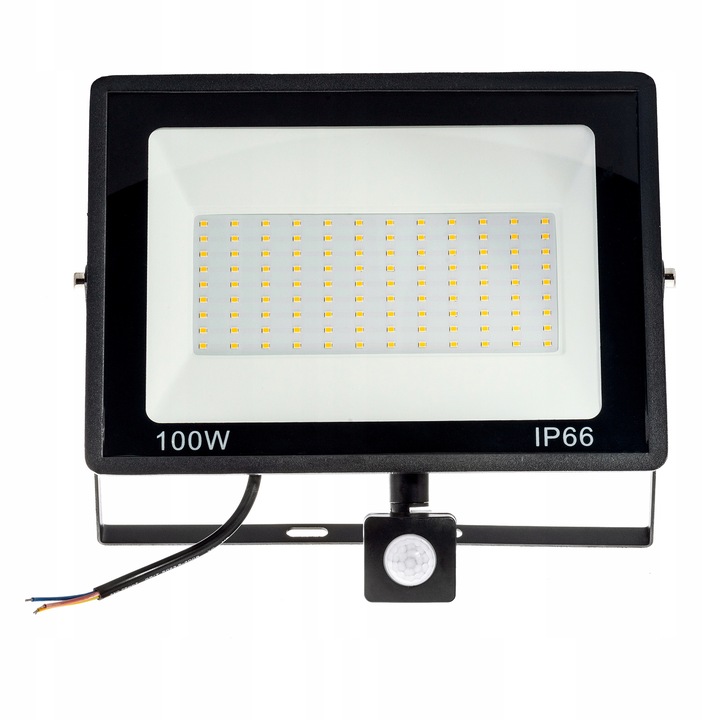 Halogen Naświetlacz 100W LED ZEWNĘTRZNY LAMPA Czujnik RUCHU ZMIERZCHU Garaż