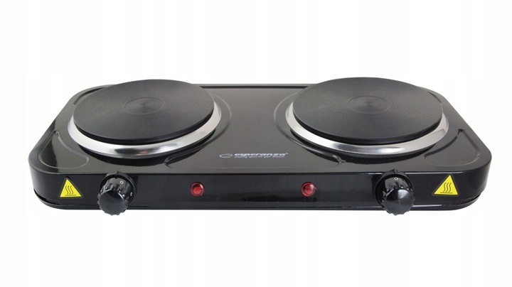 ESPERANZA KUCHENKA ELEKTRYCZNA COTOPAXI PRZENOŚNA 2 PALNIKI NA PRĄD