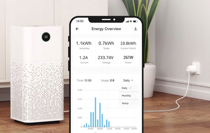 SONOFF S60TPF Inteligentne Gniazdko Elektryczne Z Pomiarem Prądu