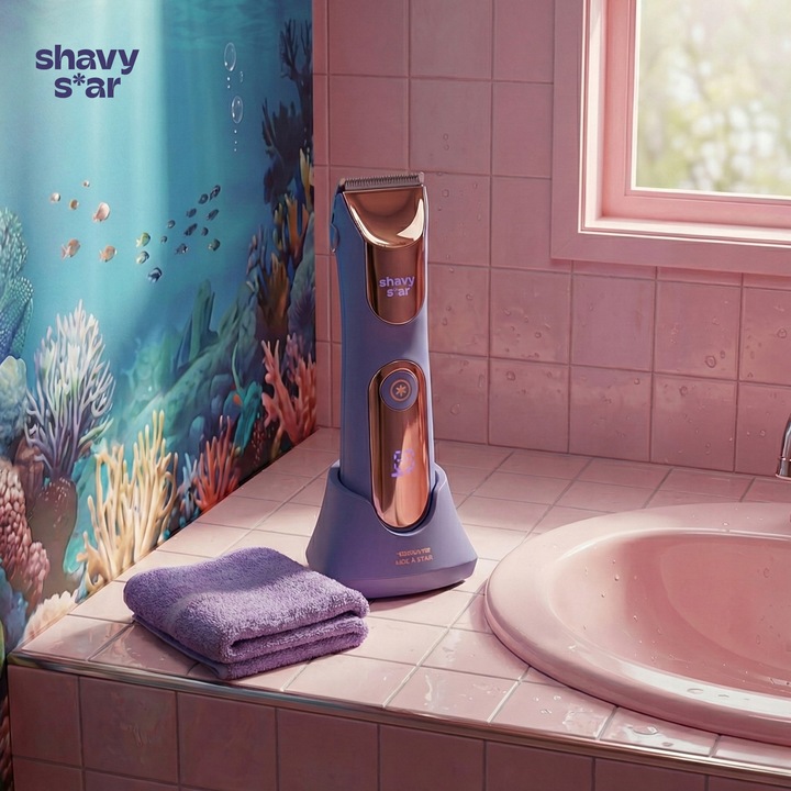 Golarka Damska Shavy Star MASZYNKA depilator trymer do ciała pach
