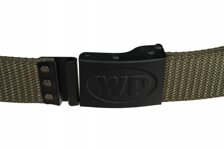 Pas Żołnierski Parciany Wz. 957 MON z Klamrą WP - Olive