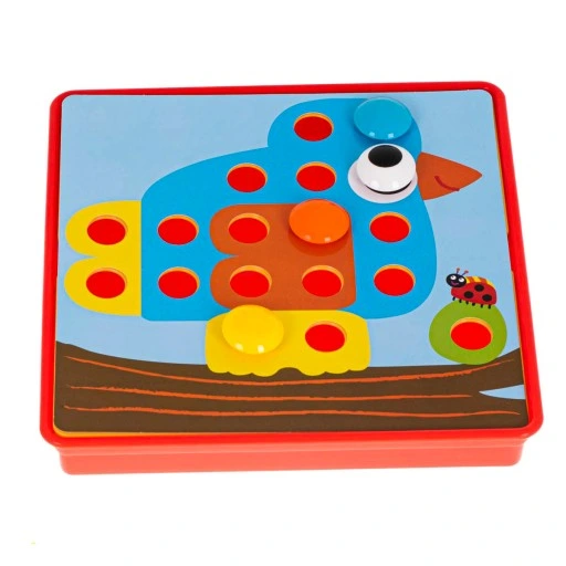 UKŁADANKA MONTESSORI GUZIKOWA MOZAIKA EDUKACYJNA