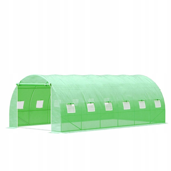 TUNEL FOLIOWY SZKLARNIA 3x6m FOLIA OGRODOWA 18m2 Mocny UV-4 Warzywa Owoce