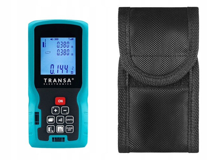 Dalmierz laserowy 100M Cyfrowy miernik odległości LCD Transa
