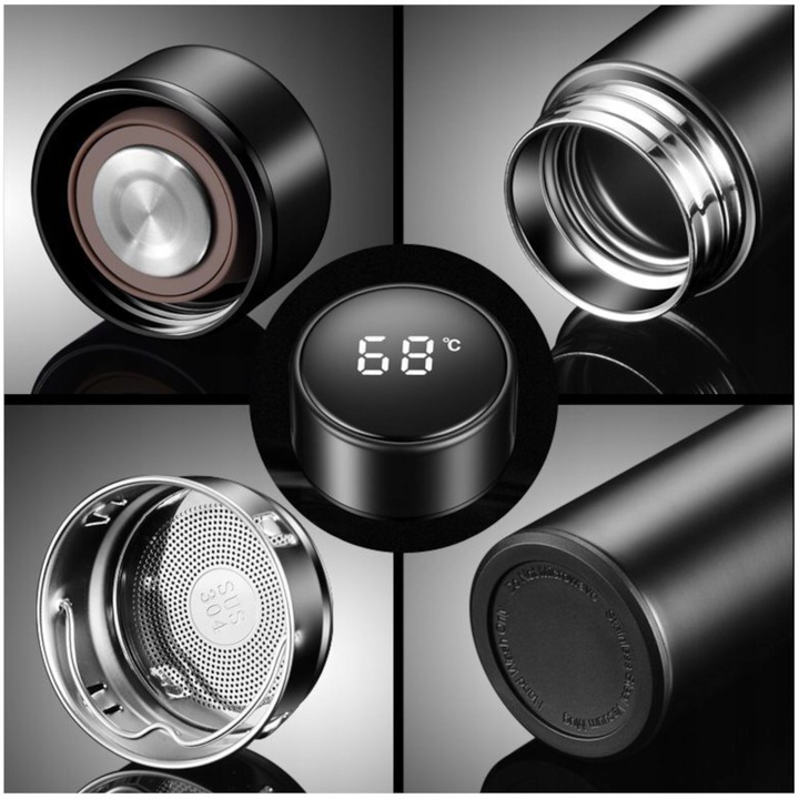 Kubek Termiczny z Czujnikiem Temperatury + Grawer Prezent Dla Niej Niego