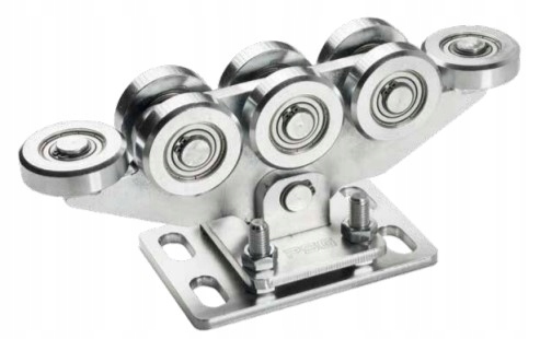 WÓZEK WÓZKI ROLKI DO BRAMY PRZESUWNEJ ZESTAW 80x80