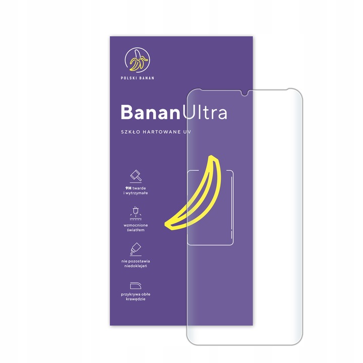 Szkło hartowane UV BananUltra na cały ekran do Huawei P30 Pro