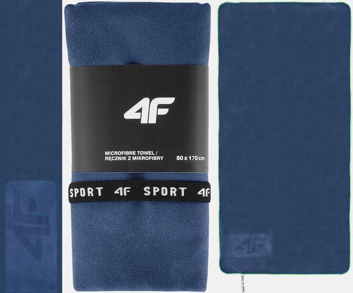 Ręcznik szybkoschnący 4F U039 170x80cm z mikrofibry na plaże basen chłonny