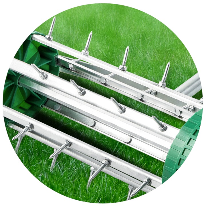 AERATOR WERTYKULATOR do trawnika gleby RĘCZNY OBROTOWY TRAWY MURAWY