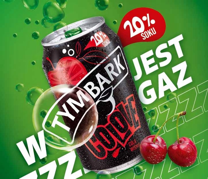 Napój gazowany Tymbark Colove Cola wiśnia puszka 12x 330ml