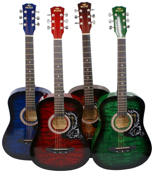 GITARA AKUSTYCZNA ZESTAW DLA POCZĄTKUJĄCYCH 81/P