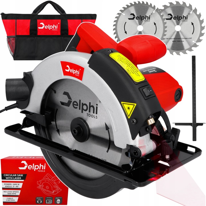 PILARKA TARCZOWA KRAJZEGA PIŁA DO DREWNA ELEKTRYCZNA RĘCZNA Z LASEREM