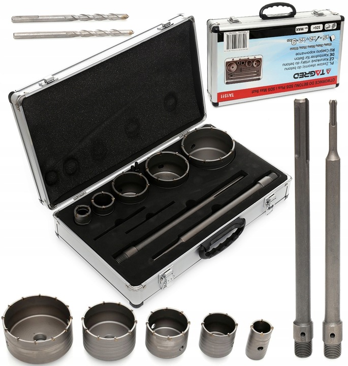 OTWORNICE DO BETONU SDS PLUS SDS MAX OTWORNICA 9el