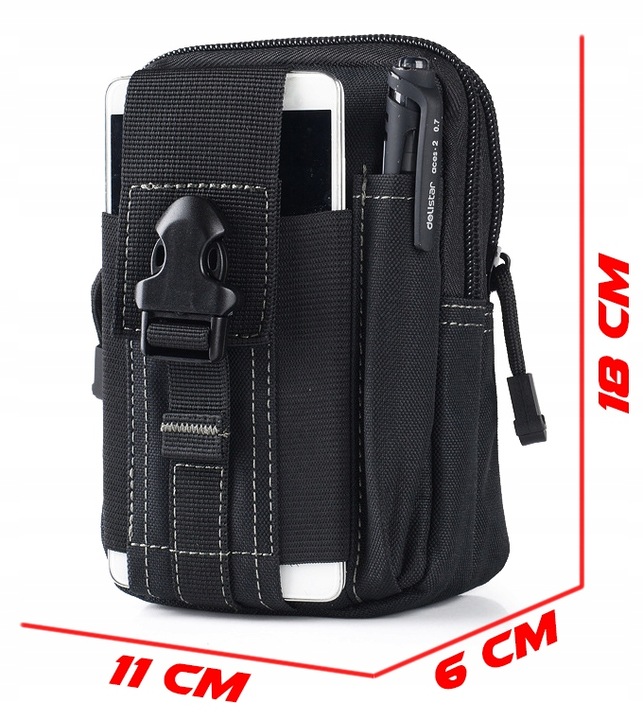 ZESTAW SASZETKA NERKA MĘSKA na pasek TAKTYCZNA + PAS WOJSKOWY TAKTYCZNY