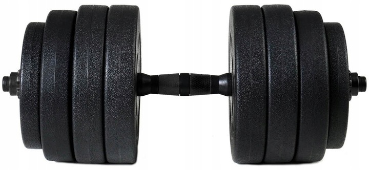 REGULOWANE HANTLE 40 KG ZESTAW HANTLI 2X20 KG Z FUNKCJĄ SZTANGI