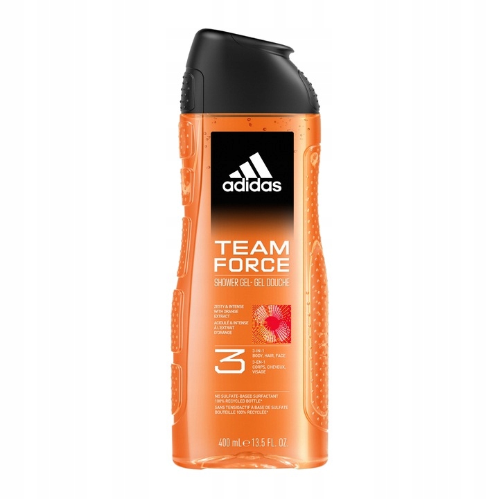 Adidas MEN zestaw męskich żeli pod prysznic 3w1 dla mężczyzn 4x 400 ml