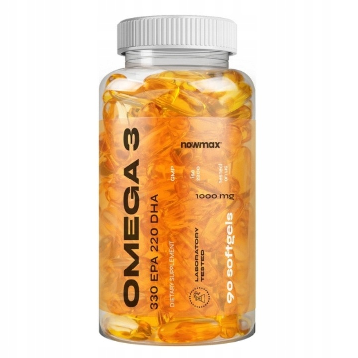 nowmax OMEGA 3 1000mg 330 EPA 220 90kaps + ACTIVLAB ESSEPATIL EXTRA 50 kaps