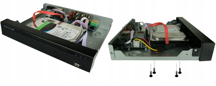 CYFROWY MONITORING ZESTAW 4 KAMERY 5MEGA 5MPX ZASILANIE POE PROTEC IP