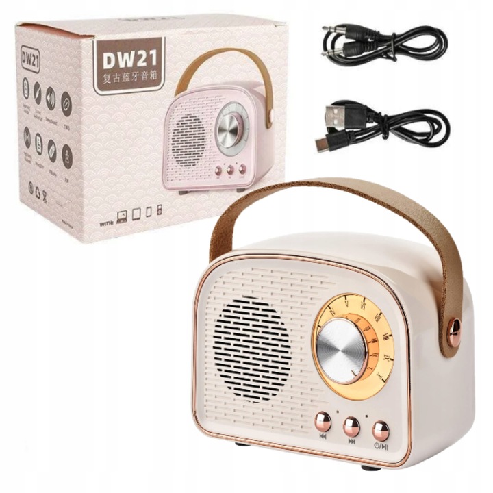 PRZENOŚNE KUCHENNE RADIO FM BLUETOOTH RETRO USB SD AUX MP3 NA