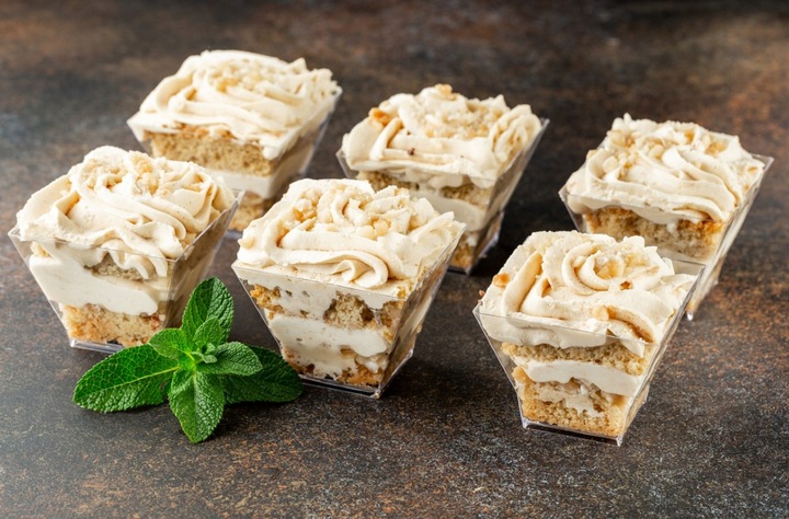 PUCHARKI DESEROWE PUCHAREK NA DESER PRZEKĄSKI 120ml 50 sztuk +