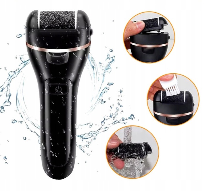 PILNIK ELETRYCZNY DO STÓP PIĘT FREZARKA TARKA USB + 6 NASADEK +