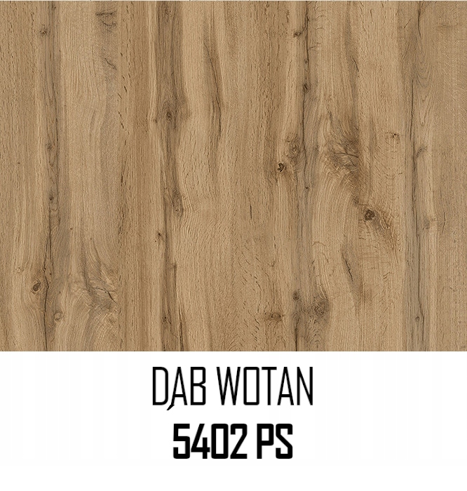 PÓŁKA MEBLOWA ŚCIENNA WISZĄCA KOMPLET 3 SZT PÓŁEK DĄB WOTAN + KOŁKI