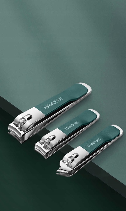 OBCINACZ DO GRUBYCH PAZNOKCI ZESTAW 4w1 CĄŻKI OBCINACZKI Stal Nierdzewna